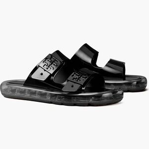 🔥🔥TORY BURCH Buckle Bubble Jelly Slide Sandal